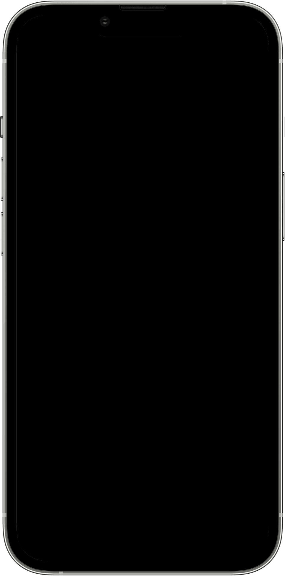 iPhone 13 PRO MAX mockup transparent frame