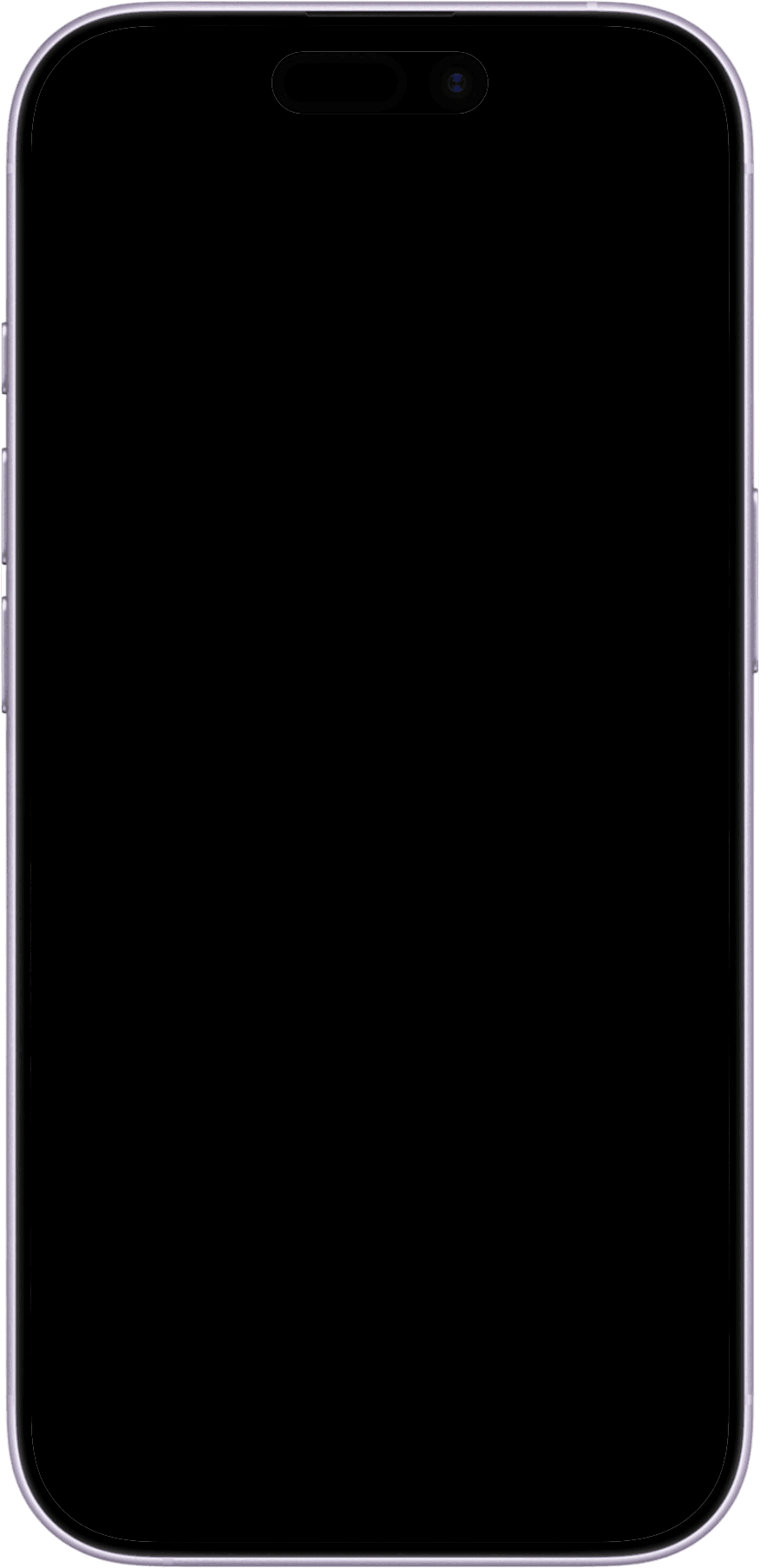 iPhone 17 (iOS 26) mockup transparent frame