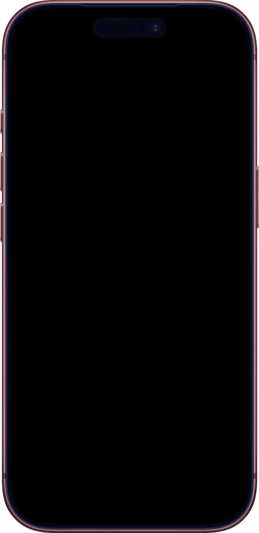 iPhone 18 PRO mockup transparent frame