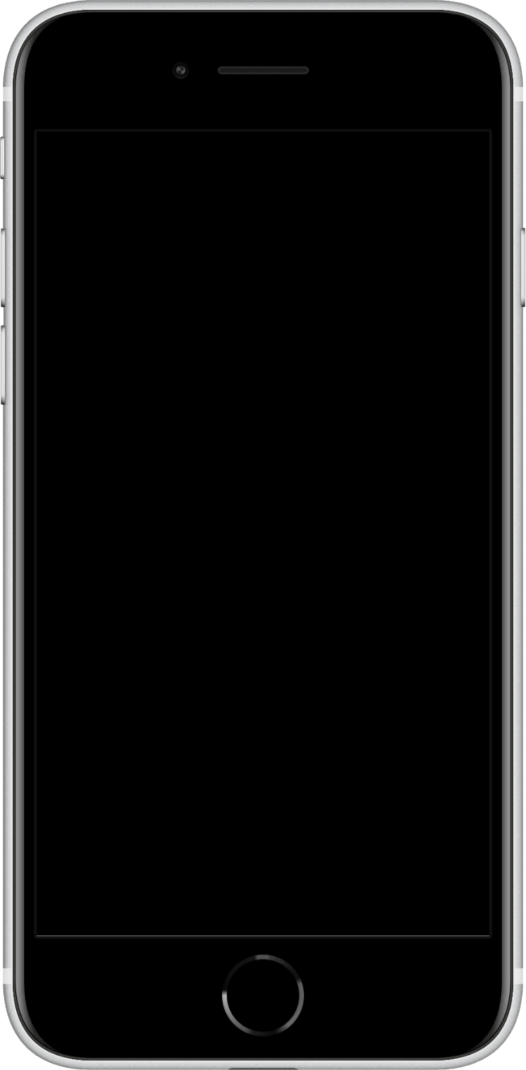iPhone SE 2016 mockup transparent frame