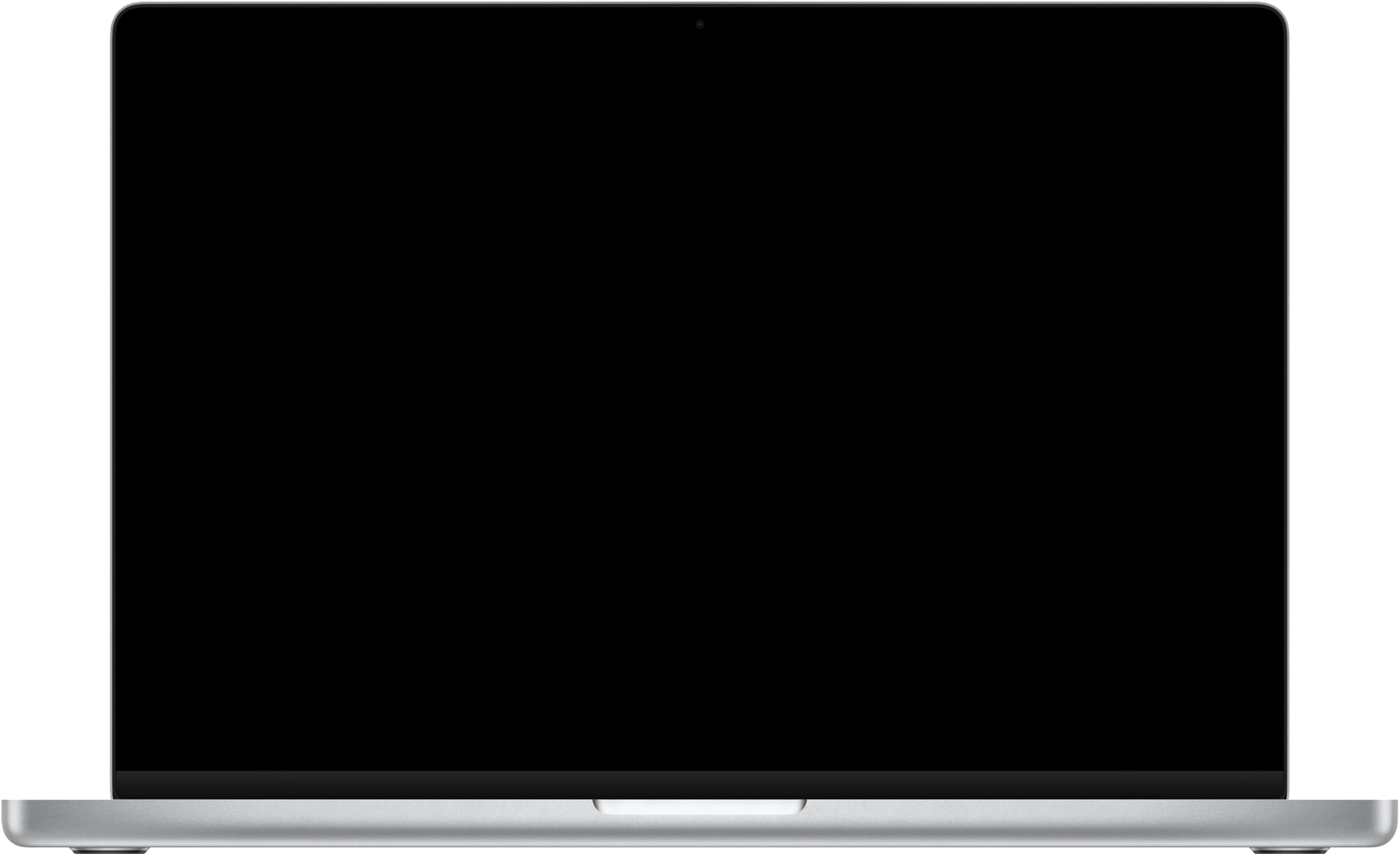 Macbook PRO 16 2021 mockup transparent frame