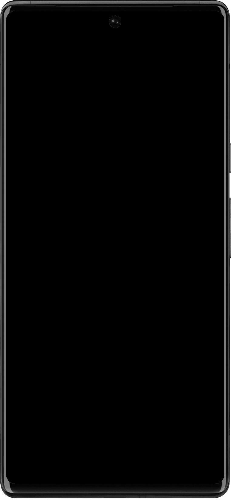 Google Pixel 6 PRO mockup transparent frame