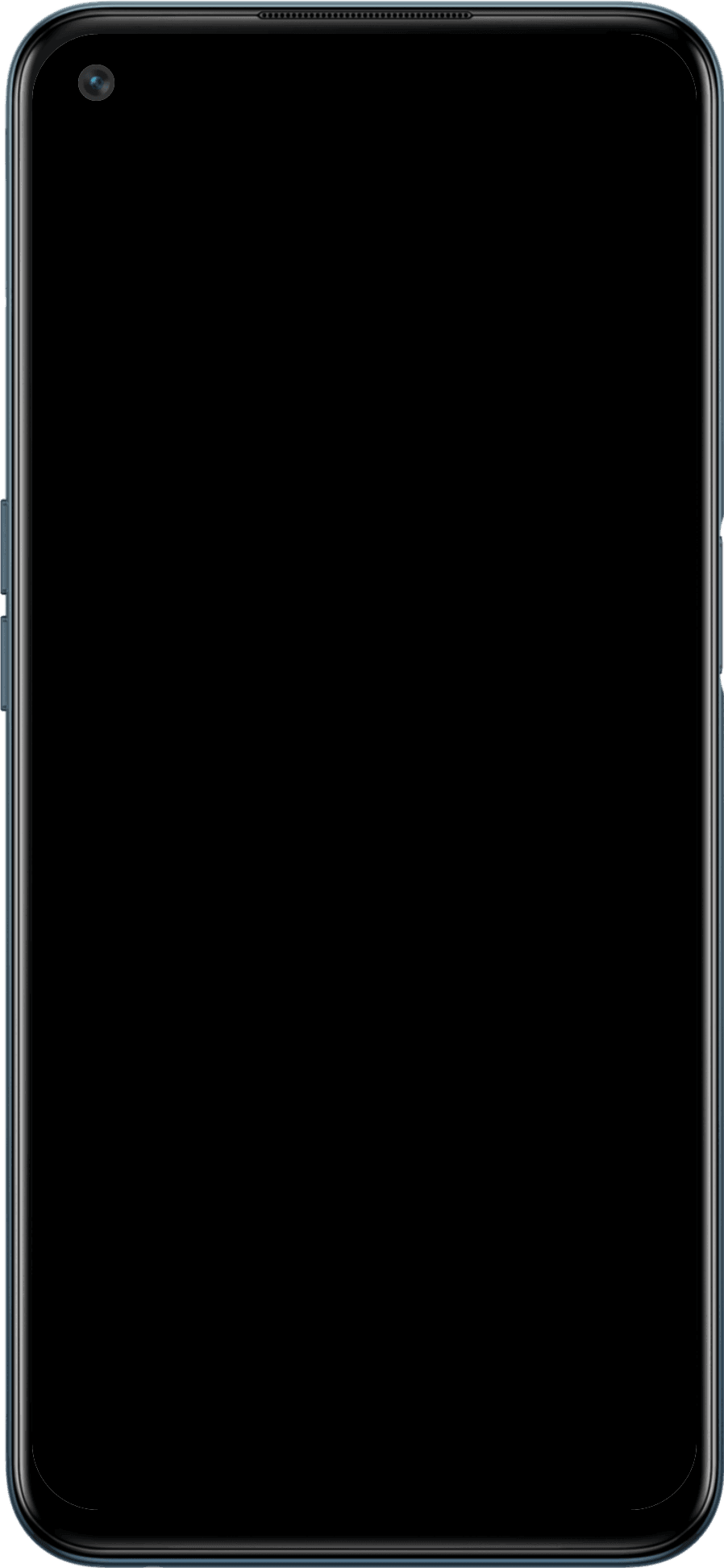 Oneplus Nord 2 mockup transparent frame