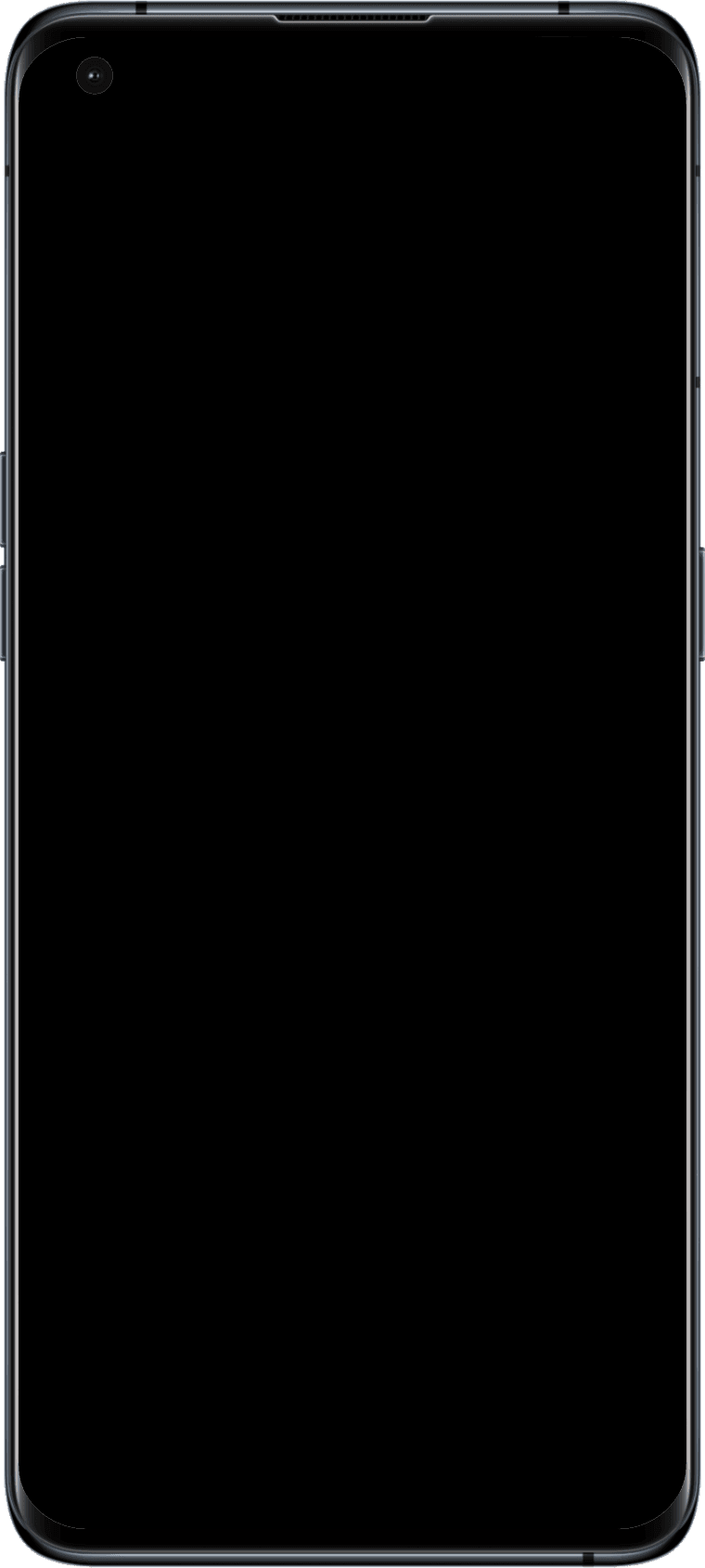 OPPO Find X3 PRO mockup transparent frame