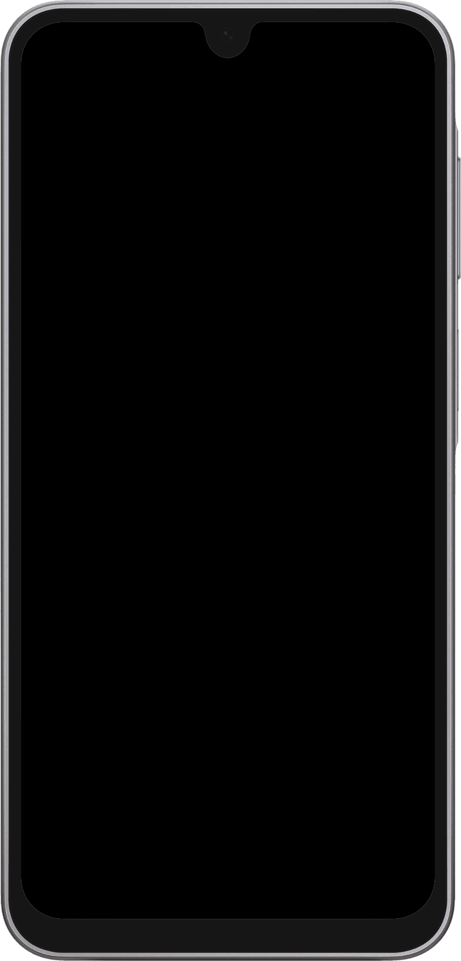 Samsung Galaxy A17 mockup transparent frame