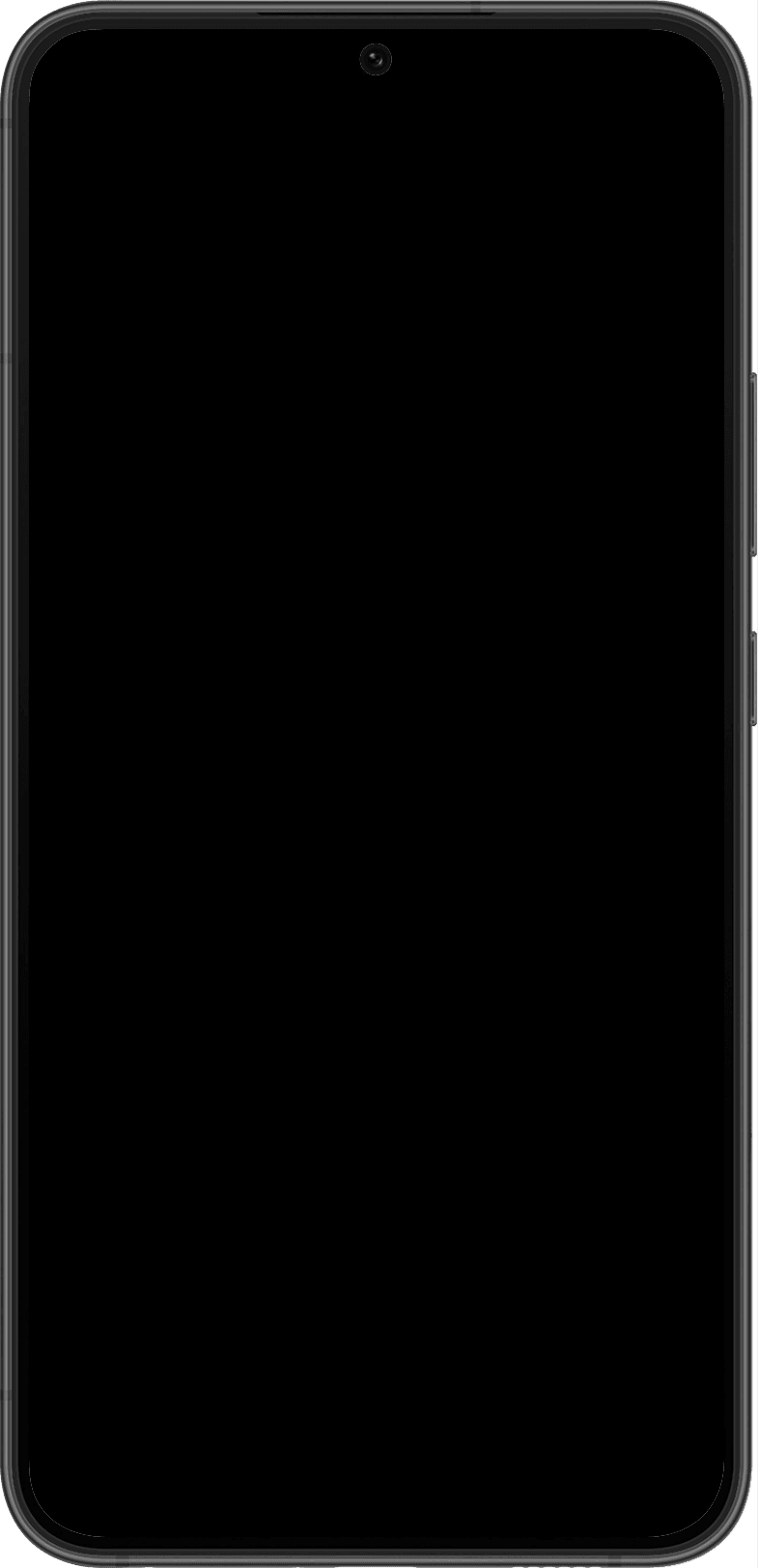Galaxy S22+ mockup transparent frame
