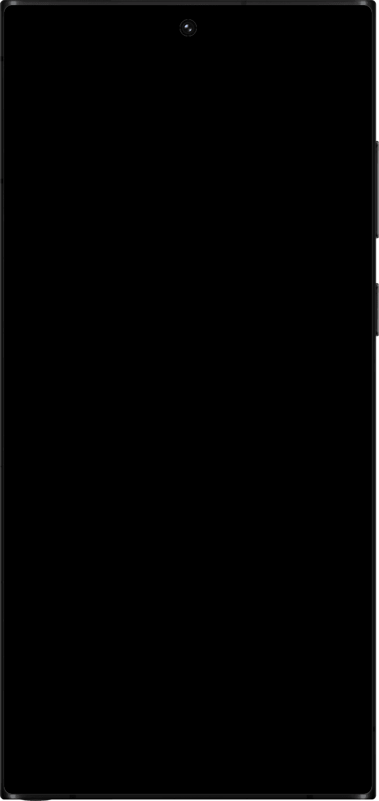 Galaxy S22 ULTRA mockup transparent frame