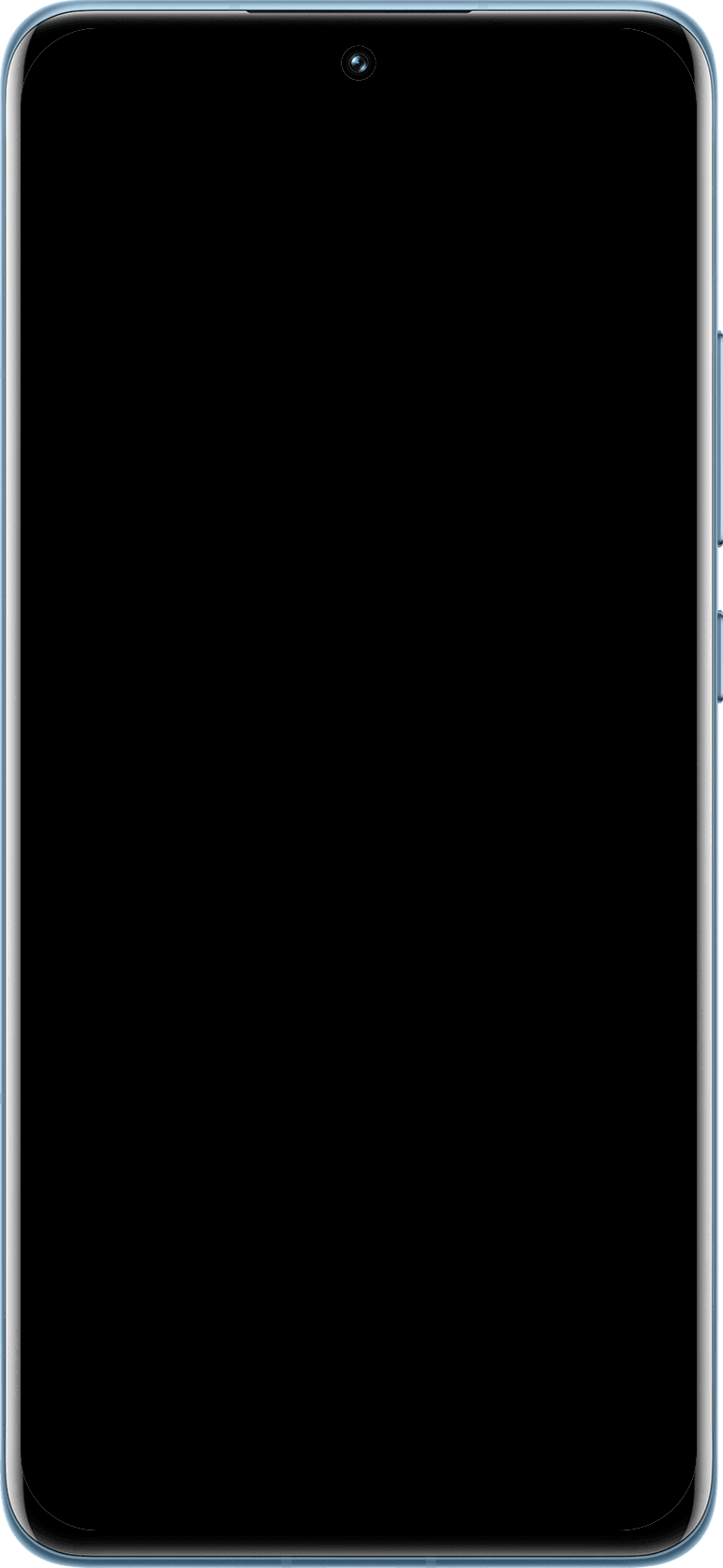 Xiaomi 12 mockup transparent frame