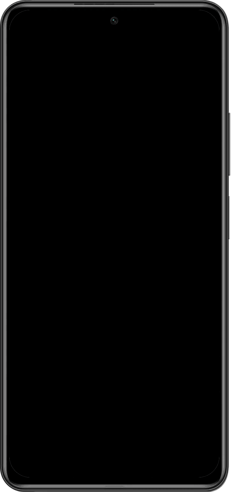Xiaomi Mi 11i mockup transparent frame