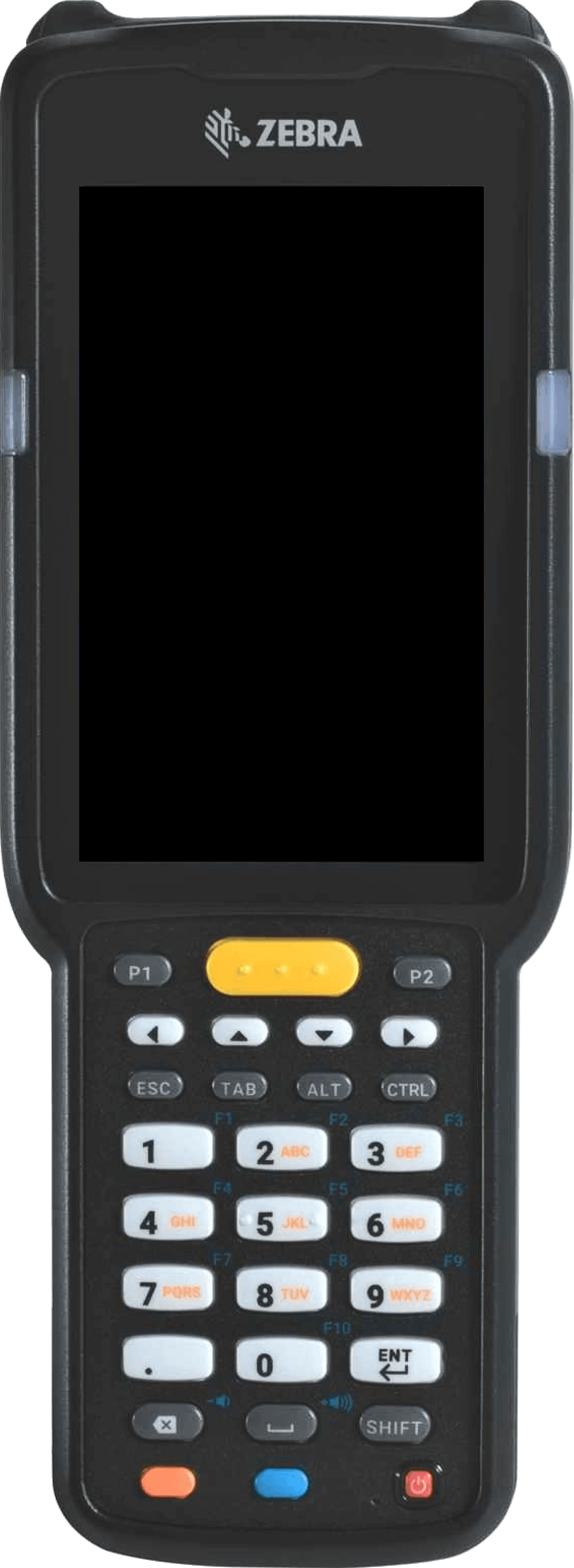 Zebra MC330 mockup transparent frame