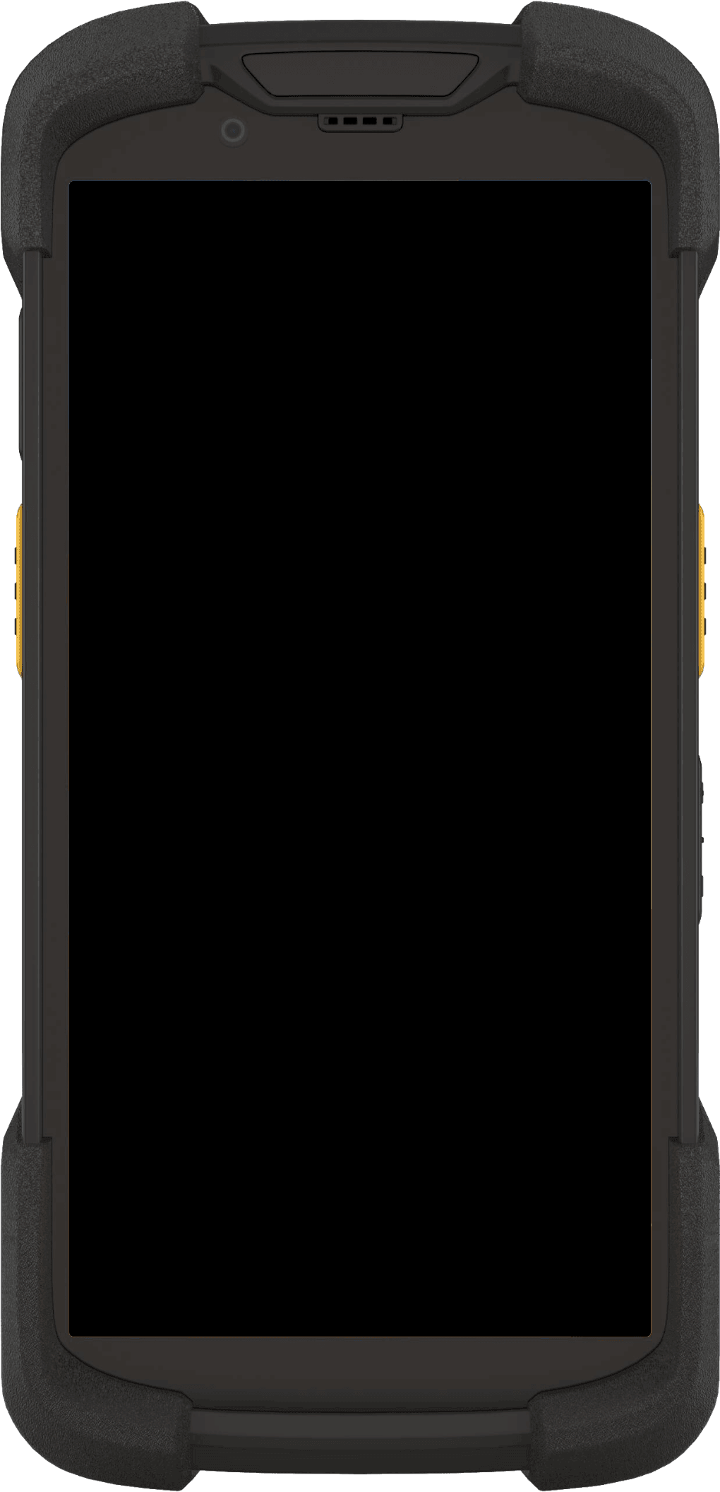 Zebra TC78 mockup transparent frame